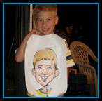 Color face caricature