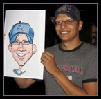 Color face caricature