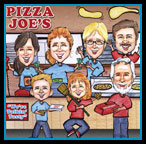 Pizza Shop caricature