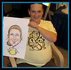 Pregnant caricature